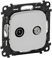 Розетка TV+SAT Оконечная без рамки Legrand Valena Allure 1-м. алюминий картинка